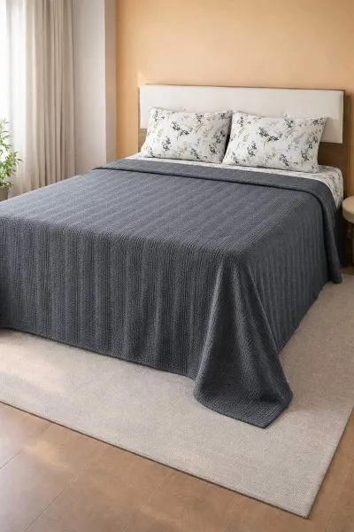 antrasit-200x230-cm-bella-home-cift-kisilik-pamuklu-petek-pike-takimi-474613