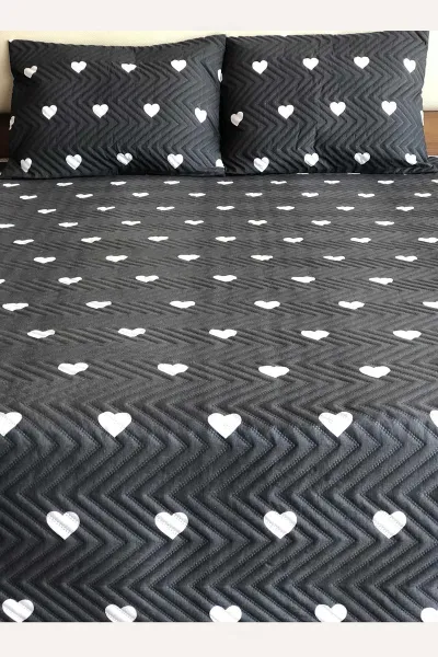 Antrasit 200x240 Çift Kişilik Çok Amaçlı Pike Takımı 395529