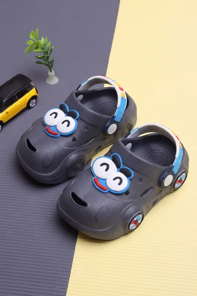 Antrasit ( 25 - 30 ) Figürlü Erkek Çocuk Sandalet 462468