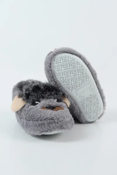 Antrasit ( 25 - 30 )Peluş Figürlü Çocuk Panduf 498631