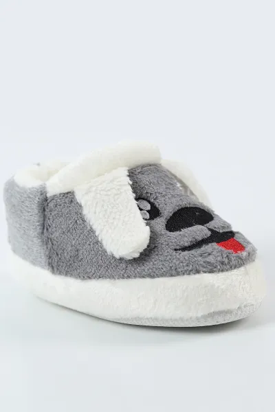 Antrasit ( 25 - 30 ) Peluş Figürlü Erkek Çocuk Panduf 497849