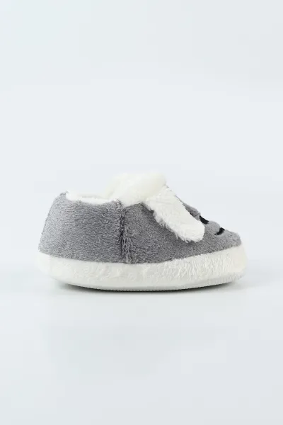 Antrasit ( 25 - 30 ) Peluş Figürlü Erkek Çocuk Panduf 497849