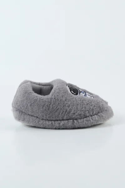Antrasit ( 25 - 30 ) Peluş Figürlü Erkek Çocuk Panduf 499077