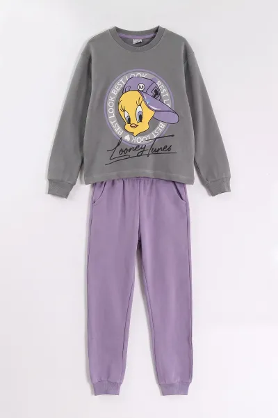 antrasit-3-11-yas-karakter-baskili-ribana-kumas-kiz-cocuk-pijama-takimi-477100