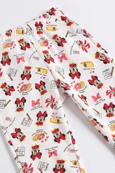 Antrasit (3-15 Yaş)Karakter Baskılı Kız Çocuk Pijama Takımı 476908