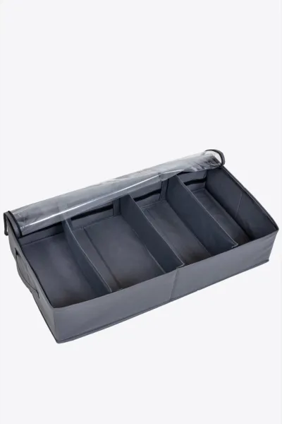 Antrasit 73x40x16 Cm Şeffaf Ayarlanabilir Bölmeli Baza Düzenleyici 480158