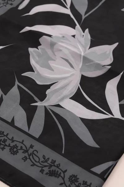 Antrasit 75x180 Cm Our Fashion Dijital Baskılı Desenli Soft Şal 408660