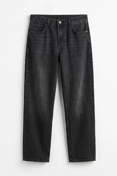 Antrasit Baggy Yeni Sezon Erkek Kot Pantolon 497211