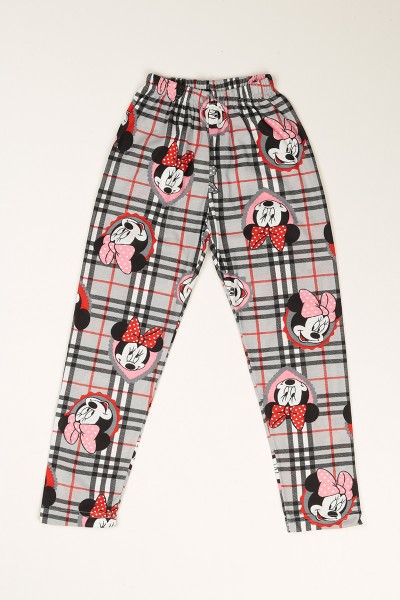 Antrasit Düğmeli Kız Çocuk Pijama Takımı 77891
