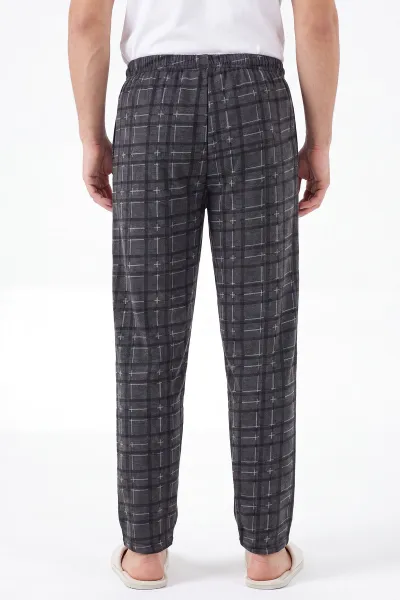Antrasit Ekose Desen Erkek Pijama Altı 473970