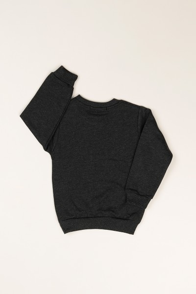Antrasit İçi Şardonlu Baskılı Erkek Çocuk Sweat 81281