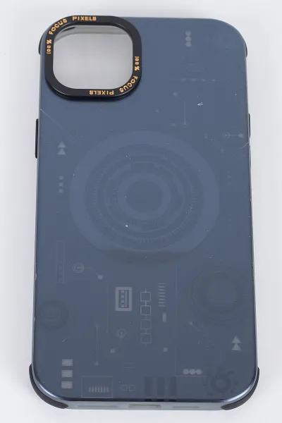 Antrasit İPhone 14 Plus Uyumlu Magsafe Özellikli Energy Serisi Sert Slikon Telefon Kılıfı 390828