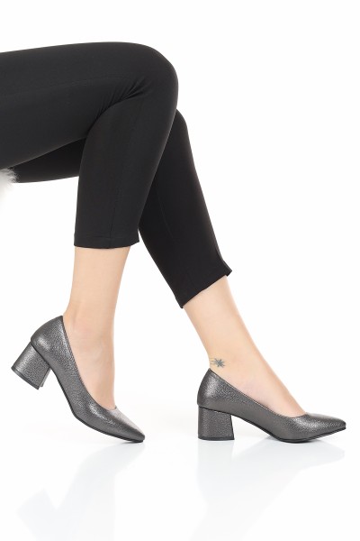 Antrasit Kadın Topuklu Ayakkabı 126101