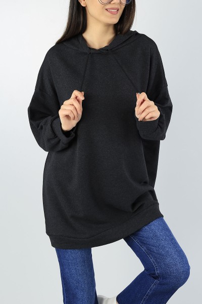 antrasit-kapusonlu-bayan-sweat-tunik-55558