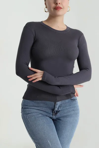 antrasit-likrali-bisiklet-yaka-oysho-kadin-bluz-493167