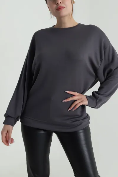Antrasit Lİkralı Oysho Kadın Tunik 486340