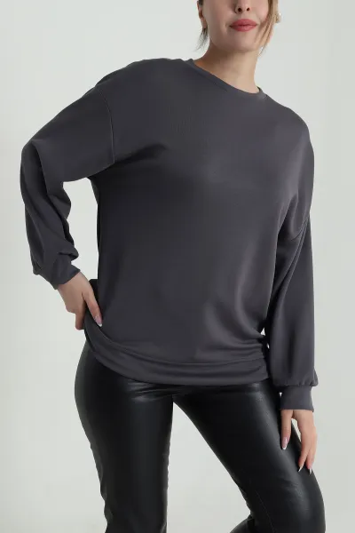 Antrasit Lİkralı Oysho Kadın Tunik 486340