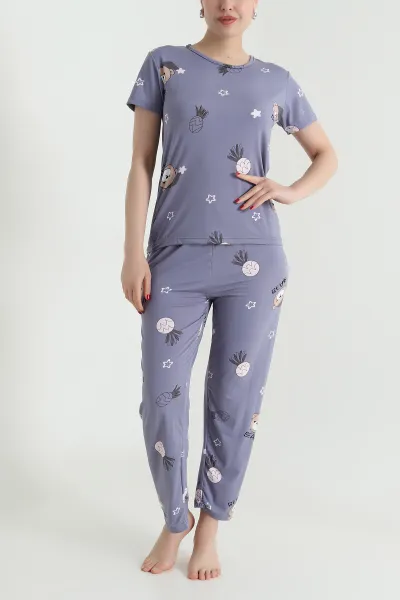 Antrasit Milan Kadın Pijama Takımı 466492