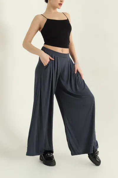 Antrasit Oysho Bol Paça Bayan Pantolon 353988