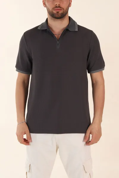 antrasit-regular-fit-likrali-cizgili-polo-yaka-erkek-tisort-368731