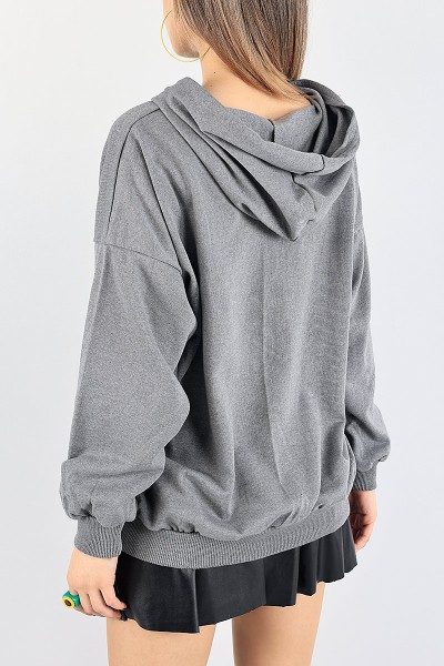 Antrasit Şardonlu Bayan Sweat 88342