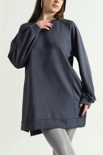 Antrasit Yanları Parçalı Oysho Tunik 339075