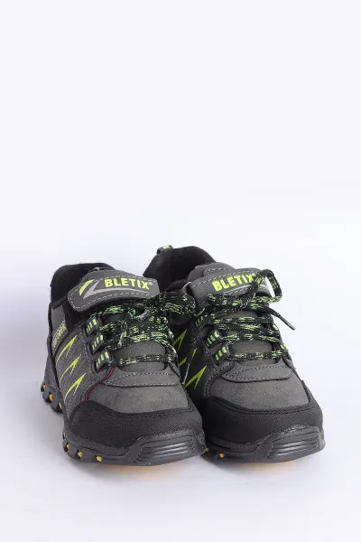Antrasit Yeşil (30-35 Filet )Outdoor Kalın Tabanlı Cırtlı Çocuk Bot 305565