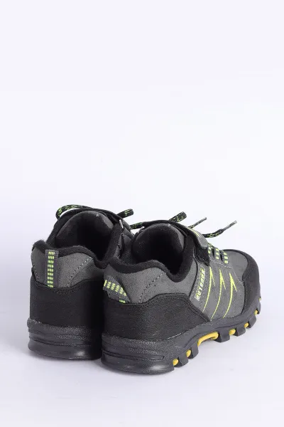 Antrasit Yeşil (30-35 Filet )Outdoor Kalın Tabanlı Cırtlı Çocuk Bot 305565