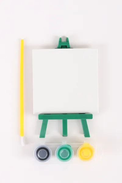 Ark Mini Sanat Atölyesi Şövaleli Tuval ve Boya Seti (9x9 cm) 457603