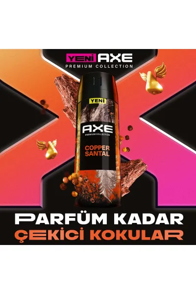 Axe Copper Santal Body Sprey Erkek Deodorant 150 Ml  315290