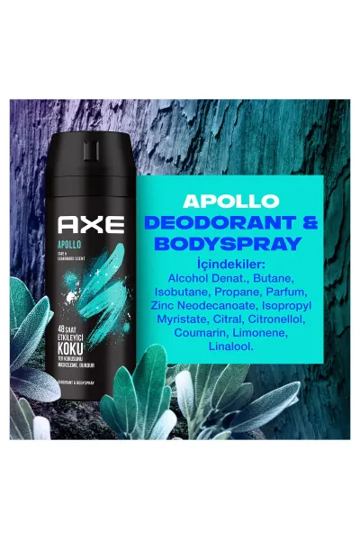 Axe Erkek Deodorant Sprey Apollo 150ml 286731