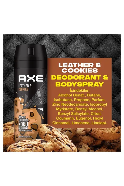 Axe Leather & Cookies Erkek Deodorant Sprey 150 ml 286729