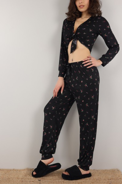 Bağlamalı Bayan Pijama Takımı 153902