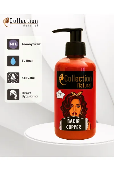 Bakır Collection Naturel Hair Color Balyaj Saç Boyası 250 Ml 472954