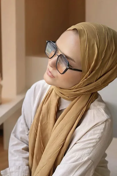 Bal Köpüğü 75x180 Piliseli Bambu Şal 282787