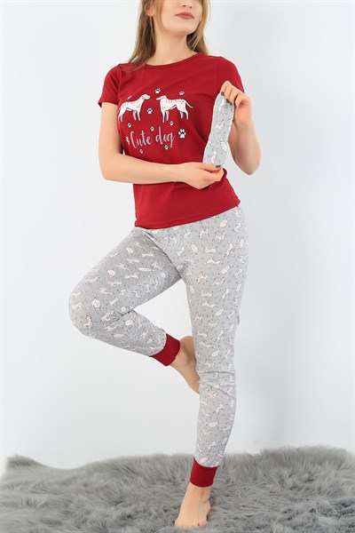 Baskılı Bayan Pijama Takımı 33470