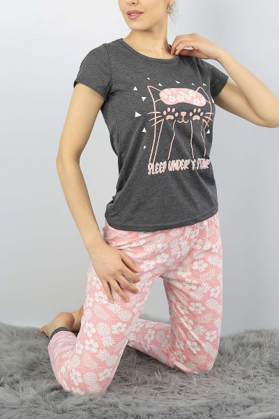 Baskılı Bayan Pijama Takımı 54932