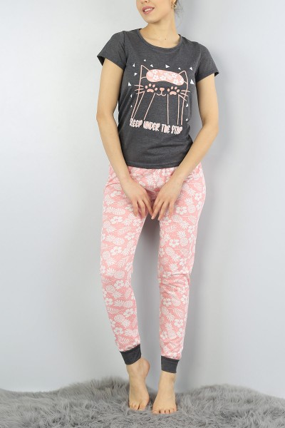 Baskılı Bayan Pijama Takımı 54932
