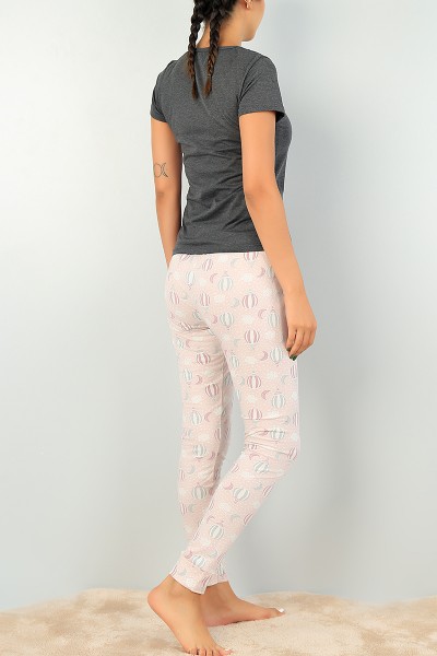 Baskılı Bayan Pijama Takımı 73454