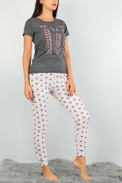 Baskılı Bayan Pijama Takımı 73457