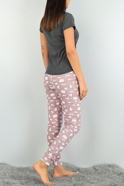 Baskılı Bayan Pijama Takımı 73459