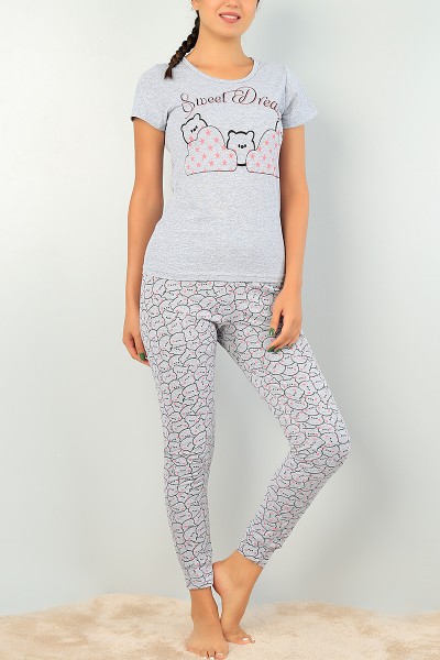 Baskılı Bayan Pijama Takımı 73460
