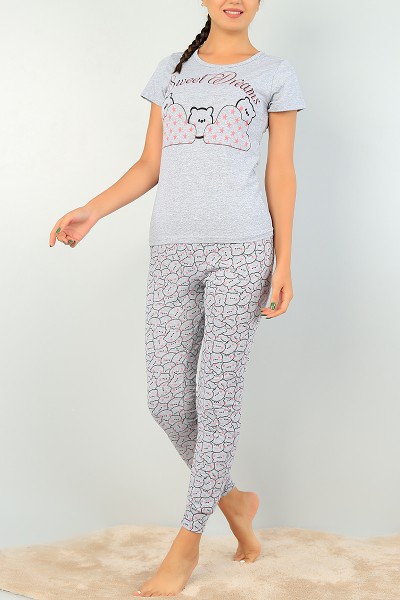 Baskılı Bayan Pijama Takımı 73460