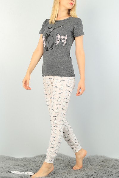 Baskılı Bayan Pijama Takımı 73463