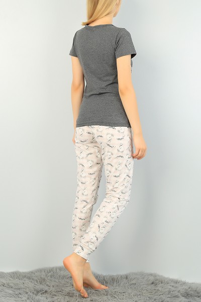 Baskılı Bayan Pijama Takımı 73463
