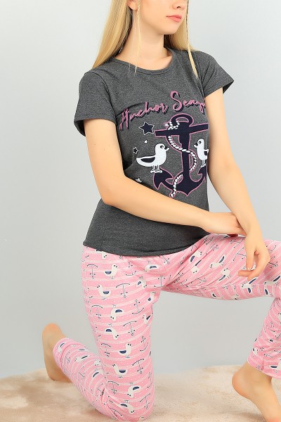 Baskılı Bayan Pijama Takımı 73464