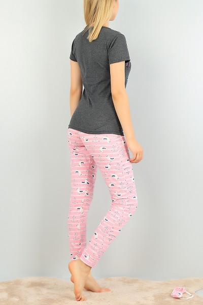 Baskılı Bayan Pijama Takımı 73464
