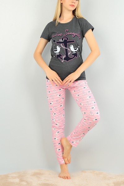 Baskılı Bayan Pijama Takımı 73464