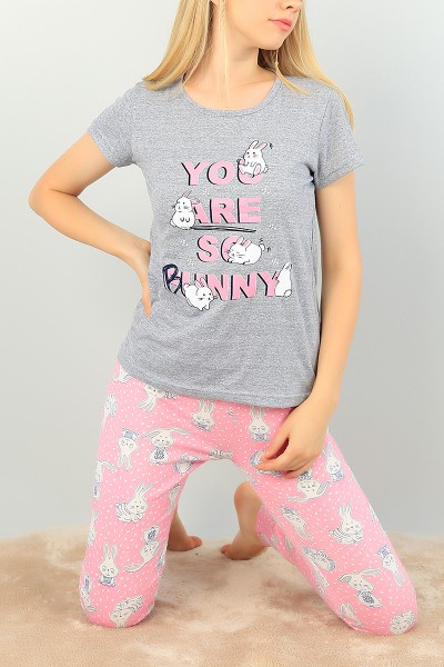 Baskılı Bayan Pijama Takımı 73465