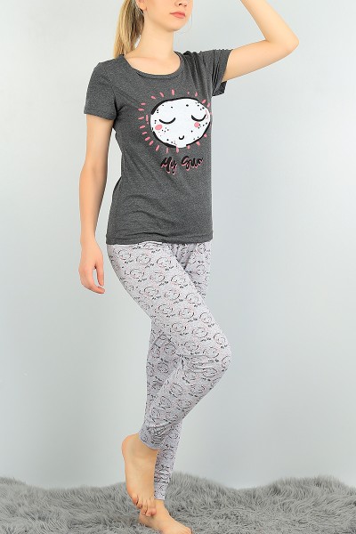 Baskılı Bayan Pijama Takımı 73496